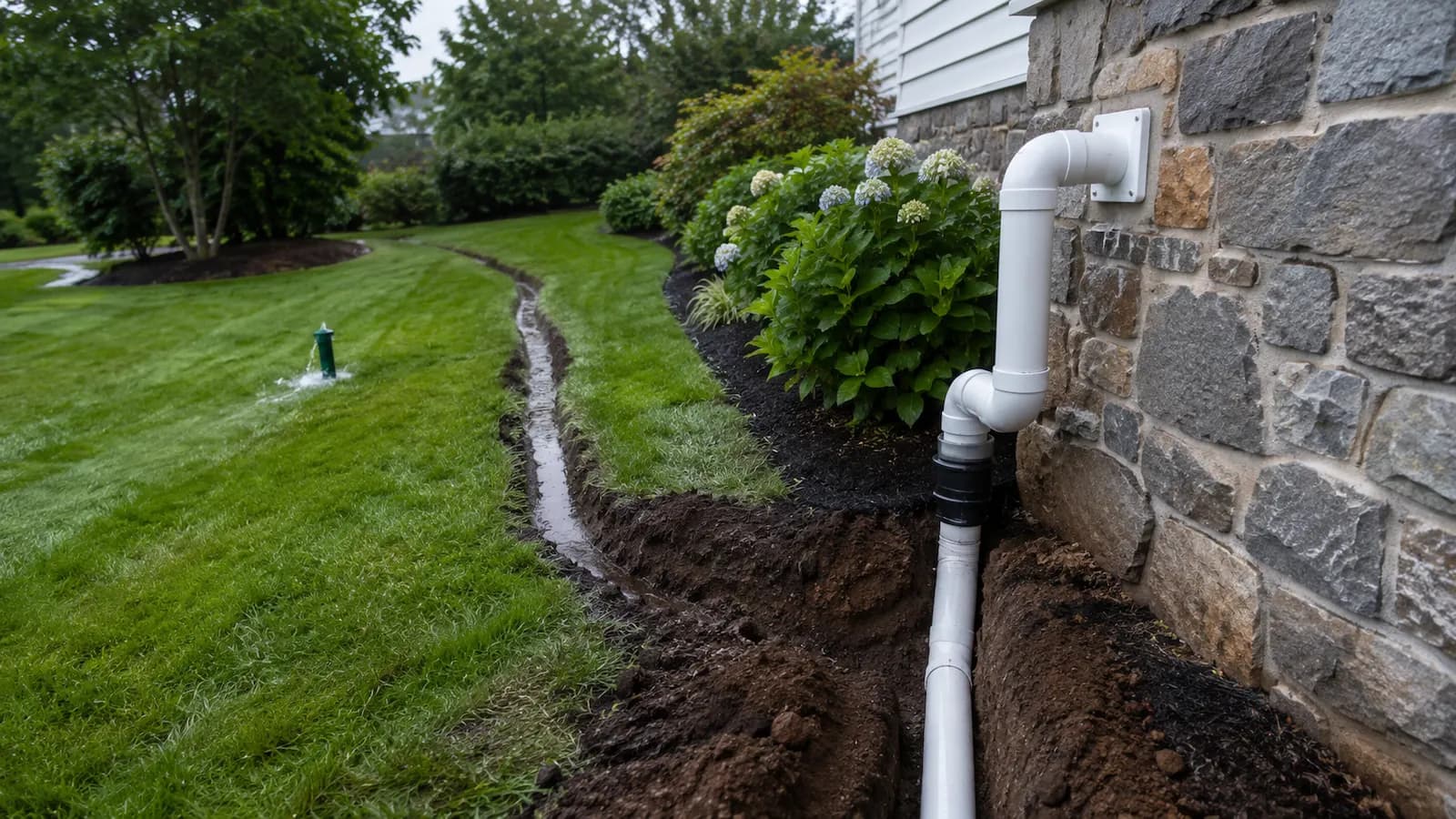 Sump-Pump Discharge Drainage